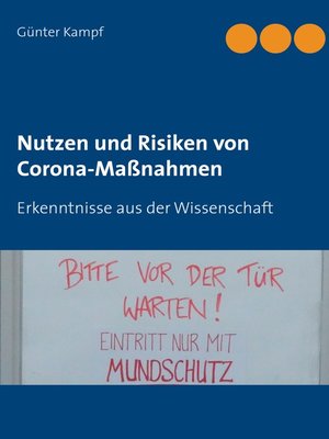 cover image of Nutzen und Risiken von Corona-Maßnahmen